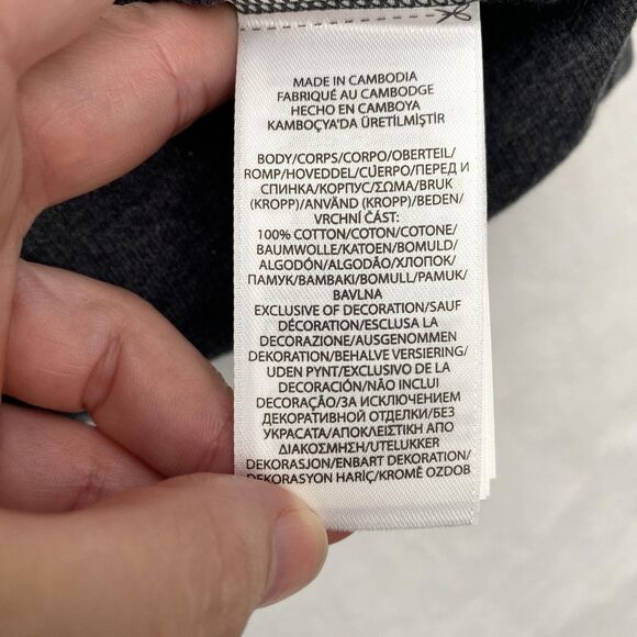 Polo Ralph Lauren 1/4 Zip Sweater Gray Cotton Pony Logo Mens Large - Picture 7 of 10